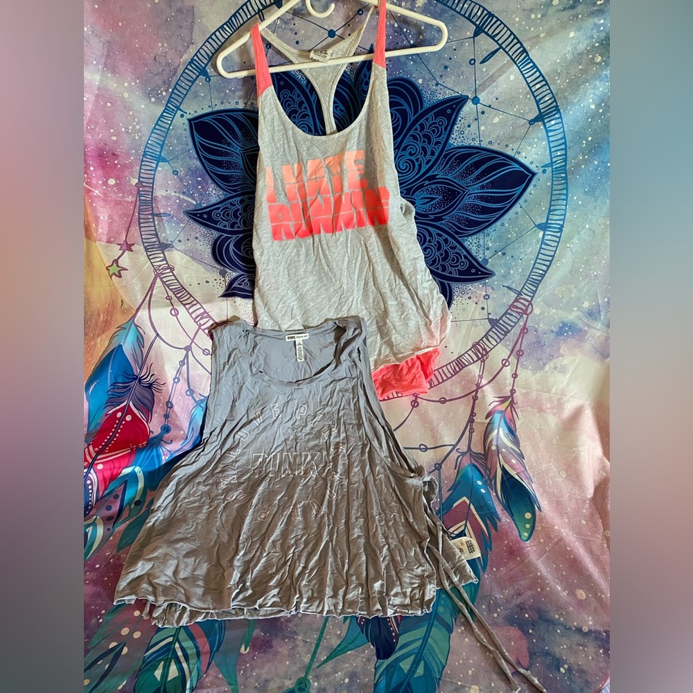 Two Victoria secret tank tops